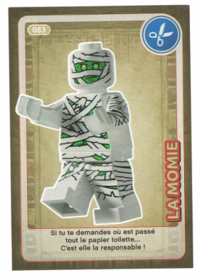 Create the World Trading Card #083 La Momie (French)