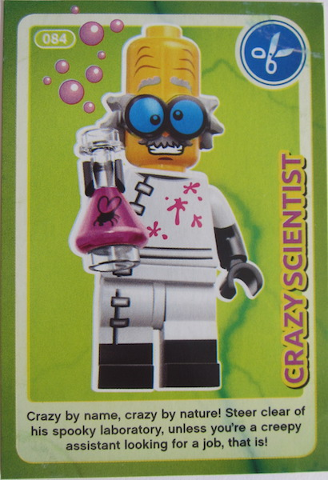 Create the World Trading Card #084 Crazy Scientist