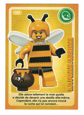 Create the World Trading Card #088 La Fille Abeille (French)