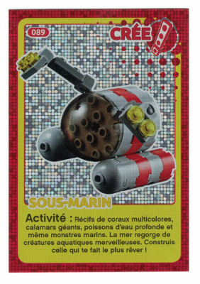 Create the World Trading Card #089 Create: Sous-Marin (French)