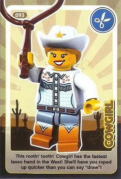 Create the World Trading Card #093 Cowgirl