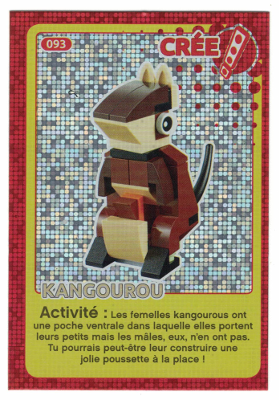 Create the World Trading Card #093 Create: Kangourou (French)