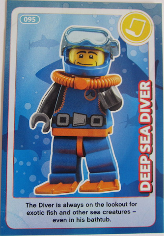 Create the World Trading Card #095 Deep Sea Diver