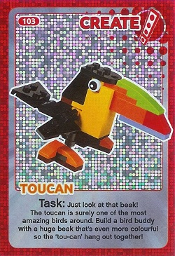 Create the World Trading Card #103 Create: Toucan