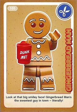 Create the World Trading Card #105 Gingerbread Man
