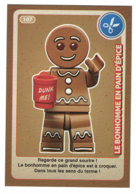 Create the World Trading Card #107 Le Bonhomme En Pain D'Epice (French)