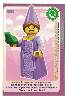 Create the World Trading Card #114 La Princesse De Contes De Fées (French)