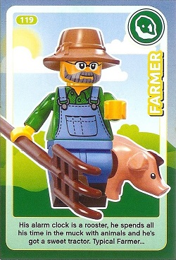 Create the World Trading Card #119 Farmer