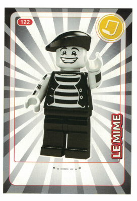 Create the World Trading Card #122 Le Mime (French)