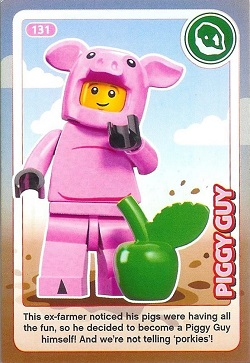 Create the World Trading Card #131 Piggy Guy