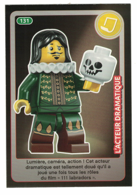 Create the World Trading Card #131 L'Acteur Dramatique (French)