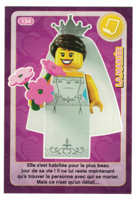 Create the World Trading Card #134 La Mariée (French)