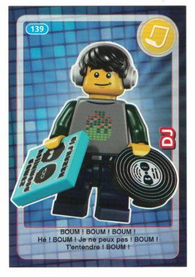 Create the World Trading Card #139 DJ (French)