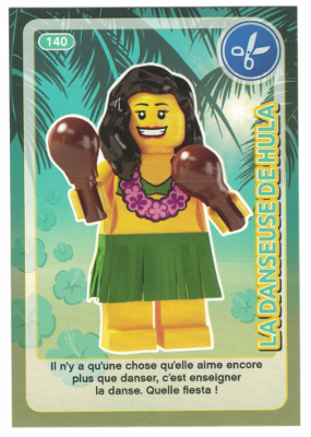 Create the World Trading Card #140 La Danseuse De Hula (French)