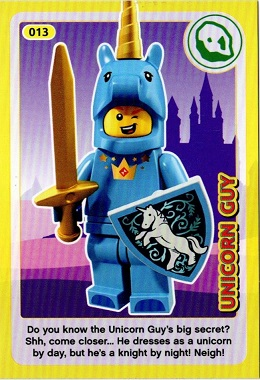 Create the World Incredible Inventions Trading Card #013 Unicorn Guy