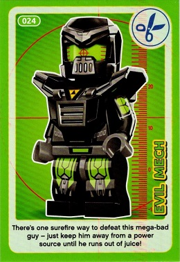 Create the World Incredible Inventions Trading Card #024 Evil Mech