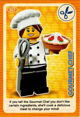 Create the World Incredible Inventions Trading Card #027 Gourmet Chef