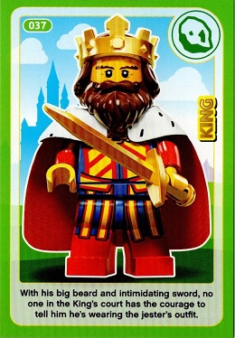 Create the World Incredible Inventions Trading Card #037 King