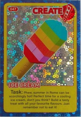 Create the World Incredible Inventions Trading Card #047 Create: Ice Cream