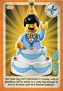 Create the World Incredible Inventions Trading Card #050 Cake Guy