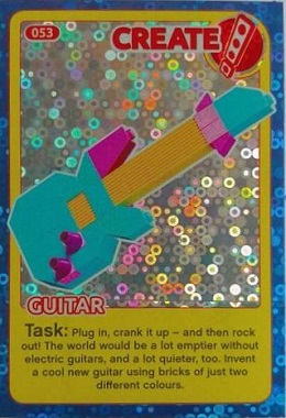 Create the World Incredible Inventions Trading Card #053 Create: Guitar