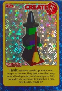 Create the World Incredible Inventions Trading Card #059 Create: Witch