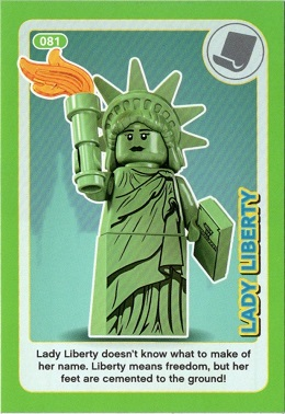 Create the World Incredible Inventions Trading Card #081 Lady Liberty