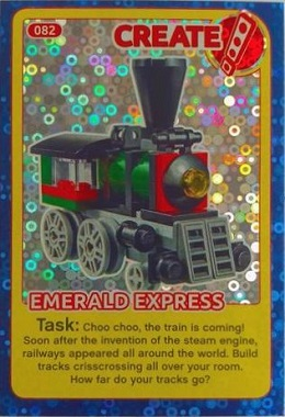 Create the World Incredible Inventions Trading Card #082 Create: Emerald Express