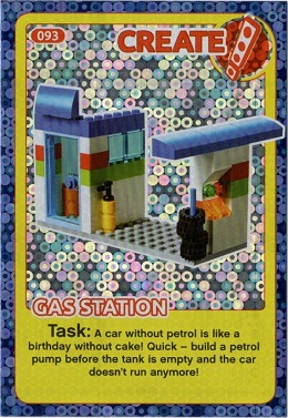 Create the World Incredible Inventions Trading Card #093 Create: Gas Station