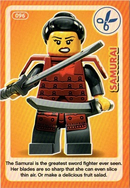 Create the World Incredible Inventions Trading Card #096 Samurai