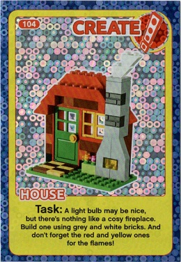 Create the World Incredible Inventions Trading Card #104 Create: House