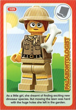 Create the World Incredible Inventions Trading Card #109 Palaeontologist