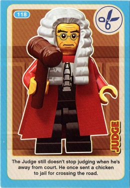 Create the World Incredible Inventions Trading Card #118 Judge
