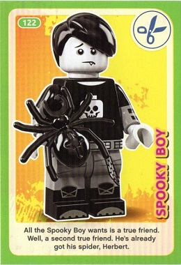 Create the World Incredible Inventions Trading Card #122 Spooky Boy