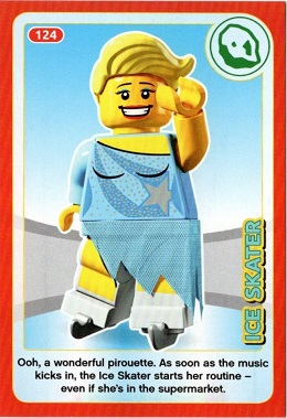 Create the World Incredible Inventions Trading Card #124 Ice Skater