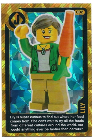 Create the World Living Amazingly Trading Card #002 Lily