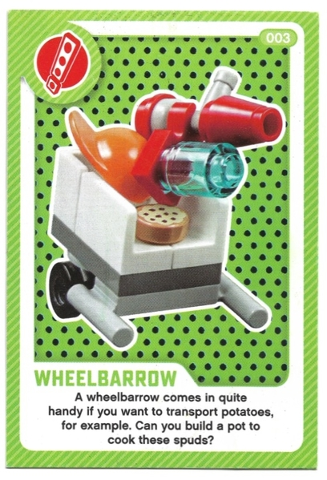 Create the World Living Amazingly Trading Card #003 Wheelbarrow