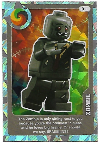 Create the World Living Amazingly Trading Card #011 Zombie