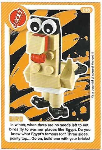 Create the World Living Amazingly Trading Card #018 Bird