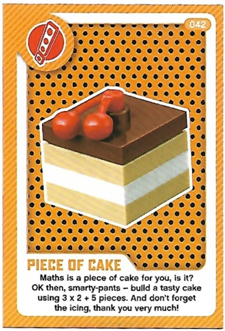 Create the World Living Amazingly Trading Card #042 Piece of Cake