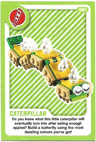 Create the World Living Amazingly Trading Card #061 Caterpillar