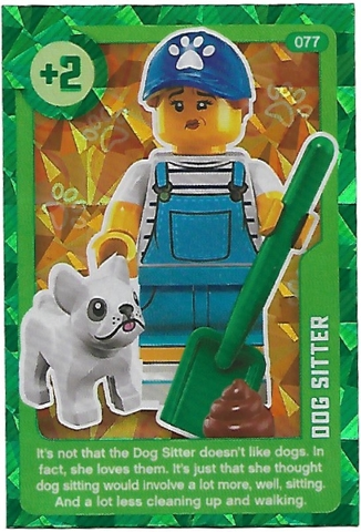 Create the World Living Amazingly Trading Card #077 Dog Sitter