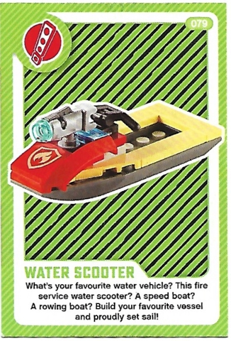 Create the World Living Amazingly Trading Card #079 Water Scooter