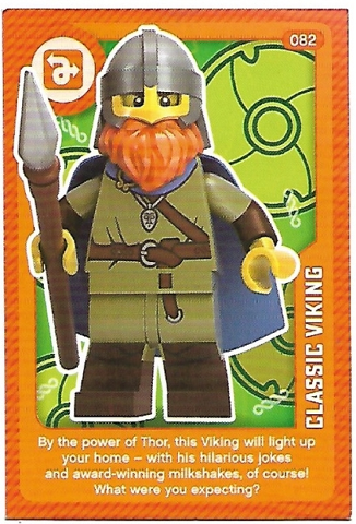 Create the World Living Amazingly Trading Card #082 Classic Viking