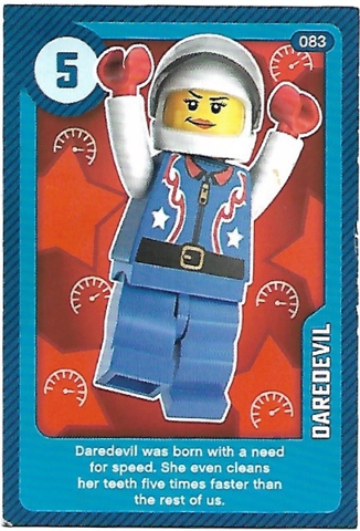 Create the World Living Amazingly Trading Card #083 Daredevil