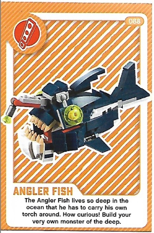 Create the World Living Amazingly Trading Card #088 Anglerfish