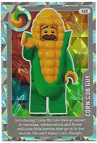 Create the World Living Amazingly Trading Card #122 Corn Cob Guy