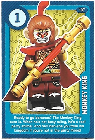 Create the World Living Amazingly Trading Card #137 Monkey King