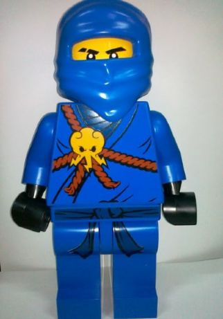 Display Figure 7in x 11in x 19in (NINJAGO Jay)