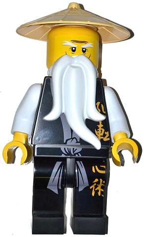 Display Figure 7in x 11in x 19in (Ninjago Sensei Wu)